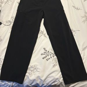 LLululemon pants. Black size 6. Button front. Light weight. Side and zip.